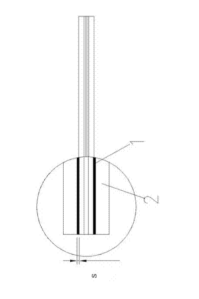 Method for eliminating longitudinal stripes on surface of cast rolling stock for ultra-thin aluminium foil