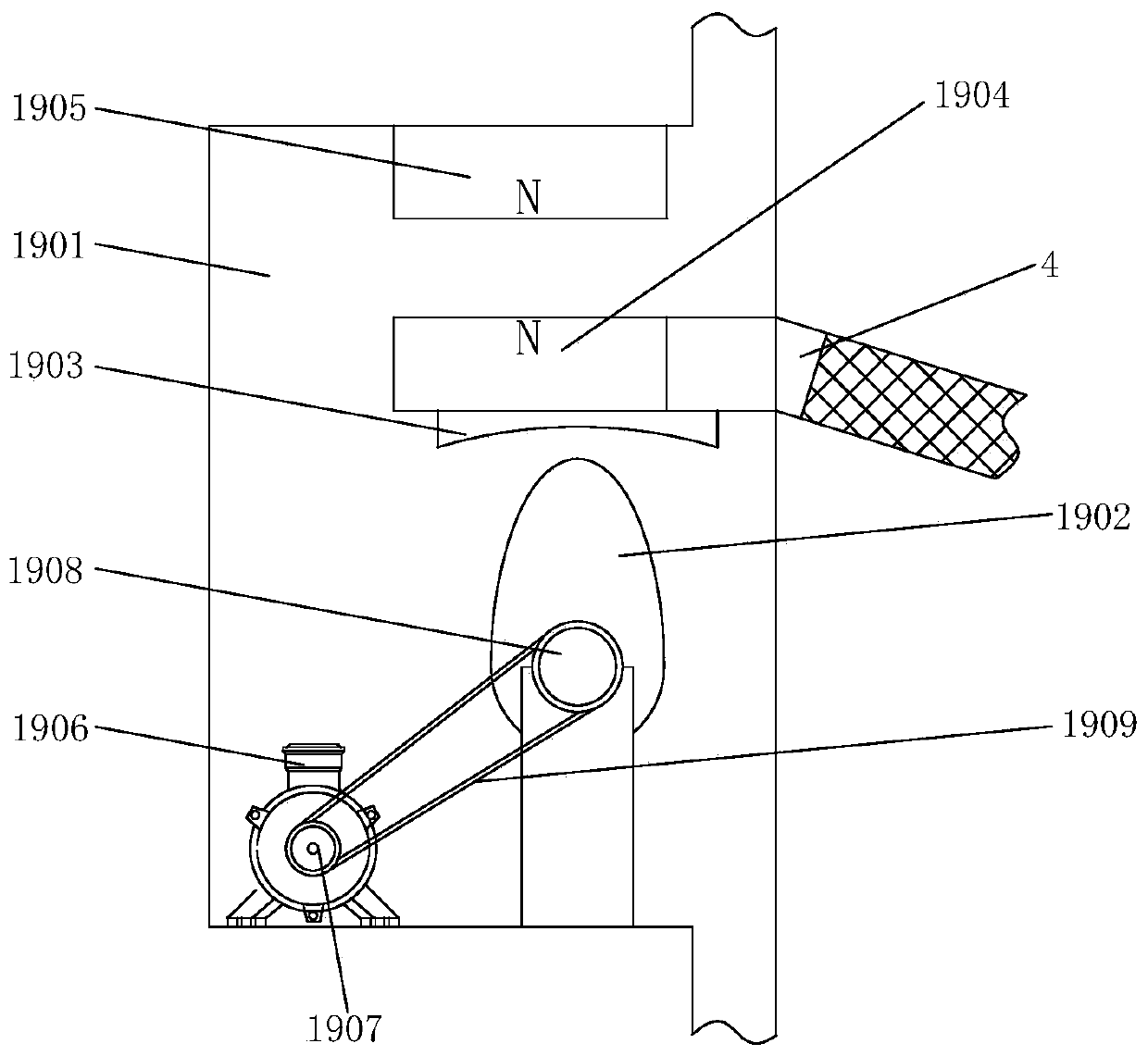 Environment-friendly energy-saving type oolong tea processing device