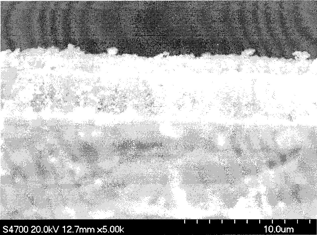 Method for preparing semiconductor oxide micro-nano compound structure film