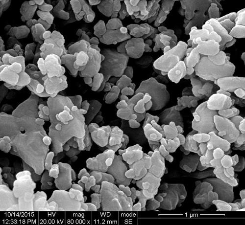 Preparation method of low specific surface area submicron alumina