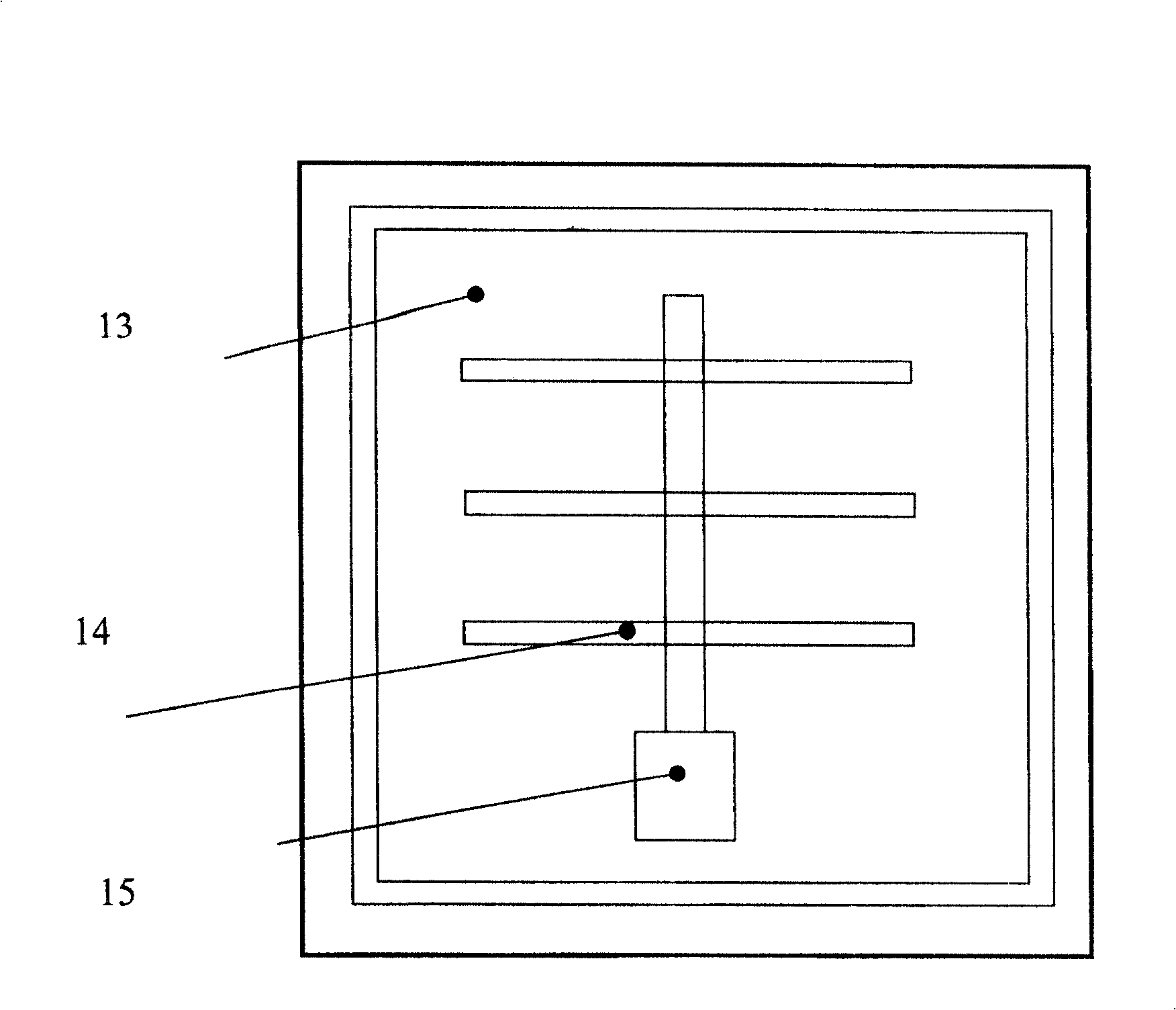 Method for producing 541 nano narrow band-pass photoelectric detector