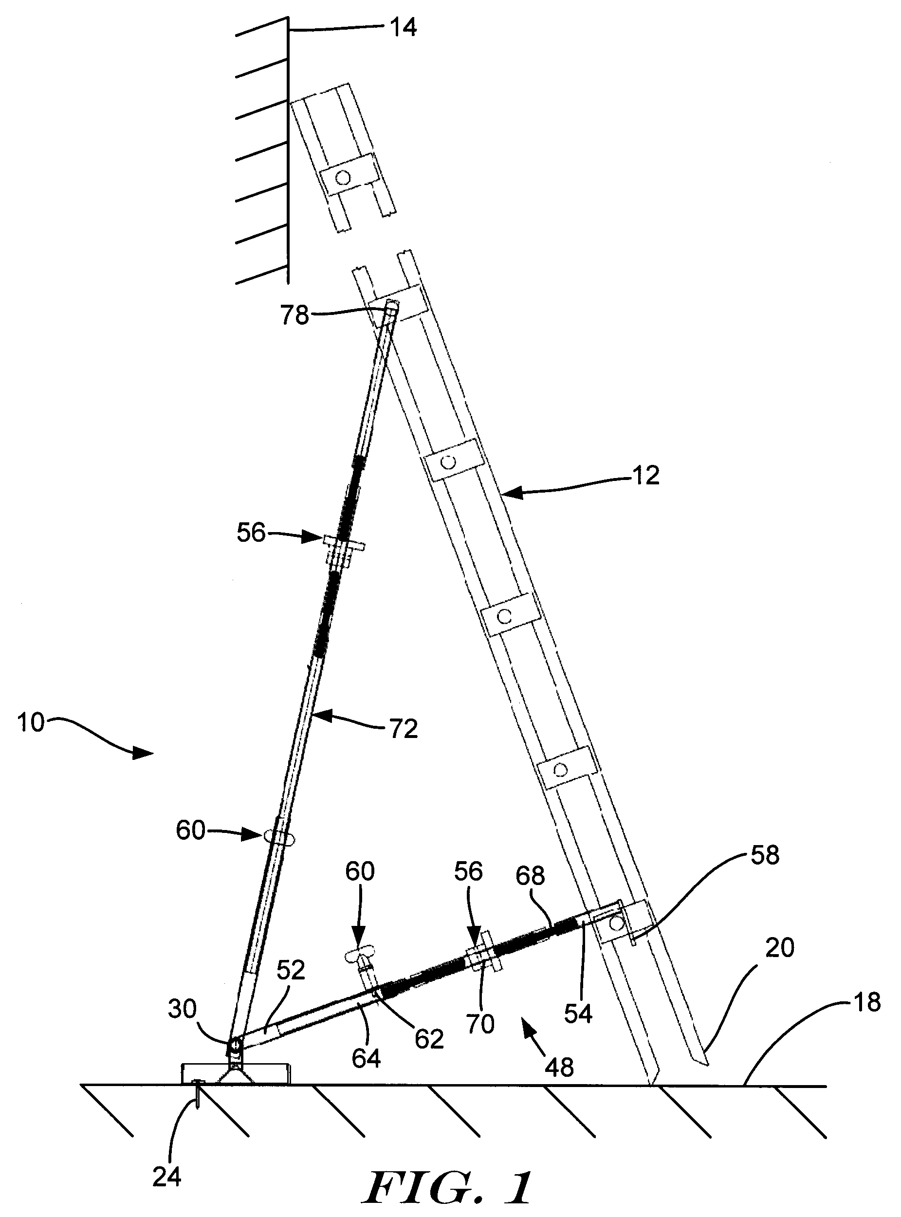 Ladder stabilization system