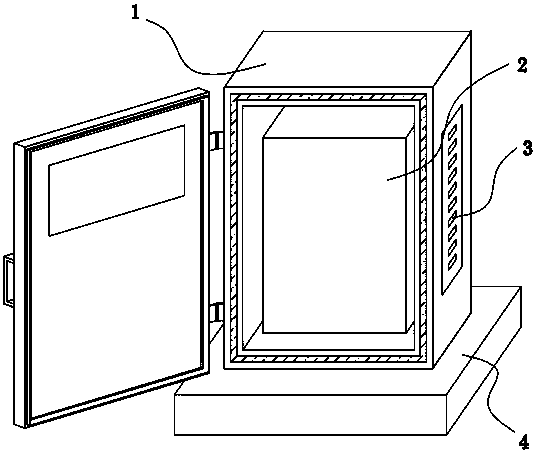 Protection device of high-voltage transformer and electronic equipment