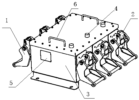 Shore power interface box suitable for ship mooring power supply