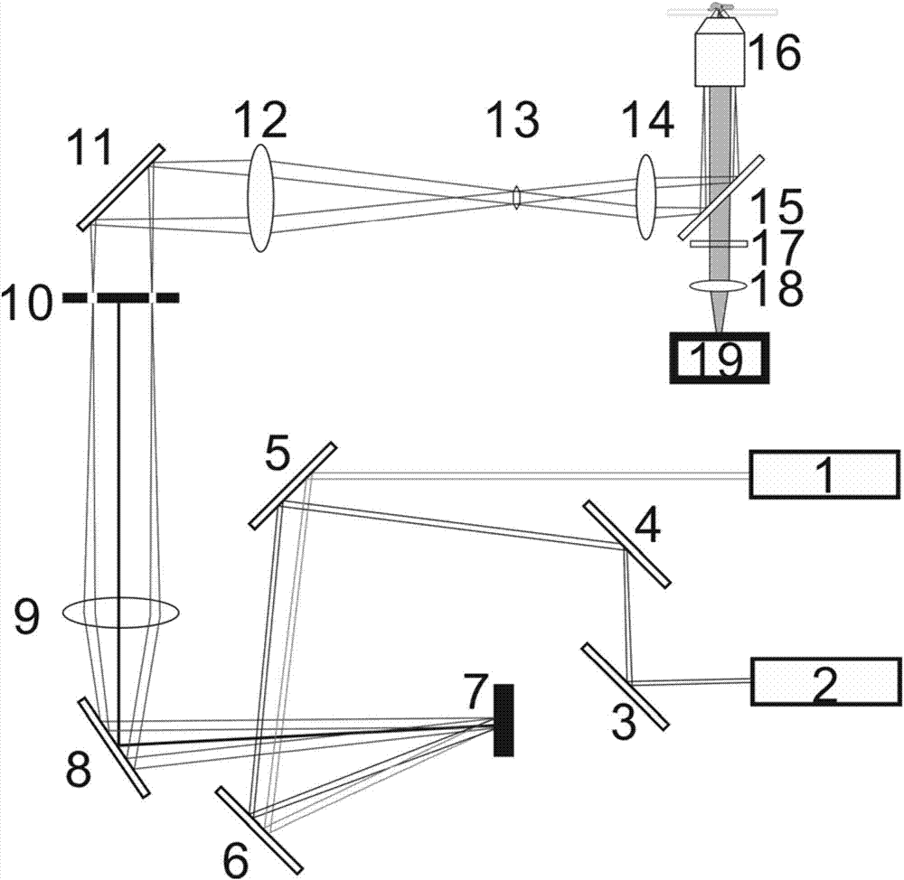 DMD-based dual-mode optical super-resolution microscopic imaging device and method