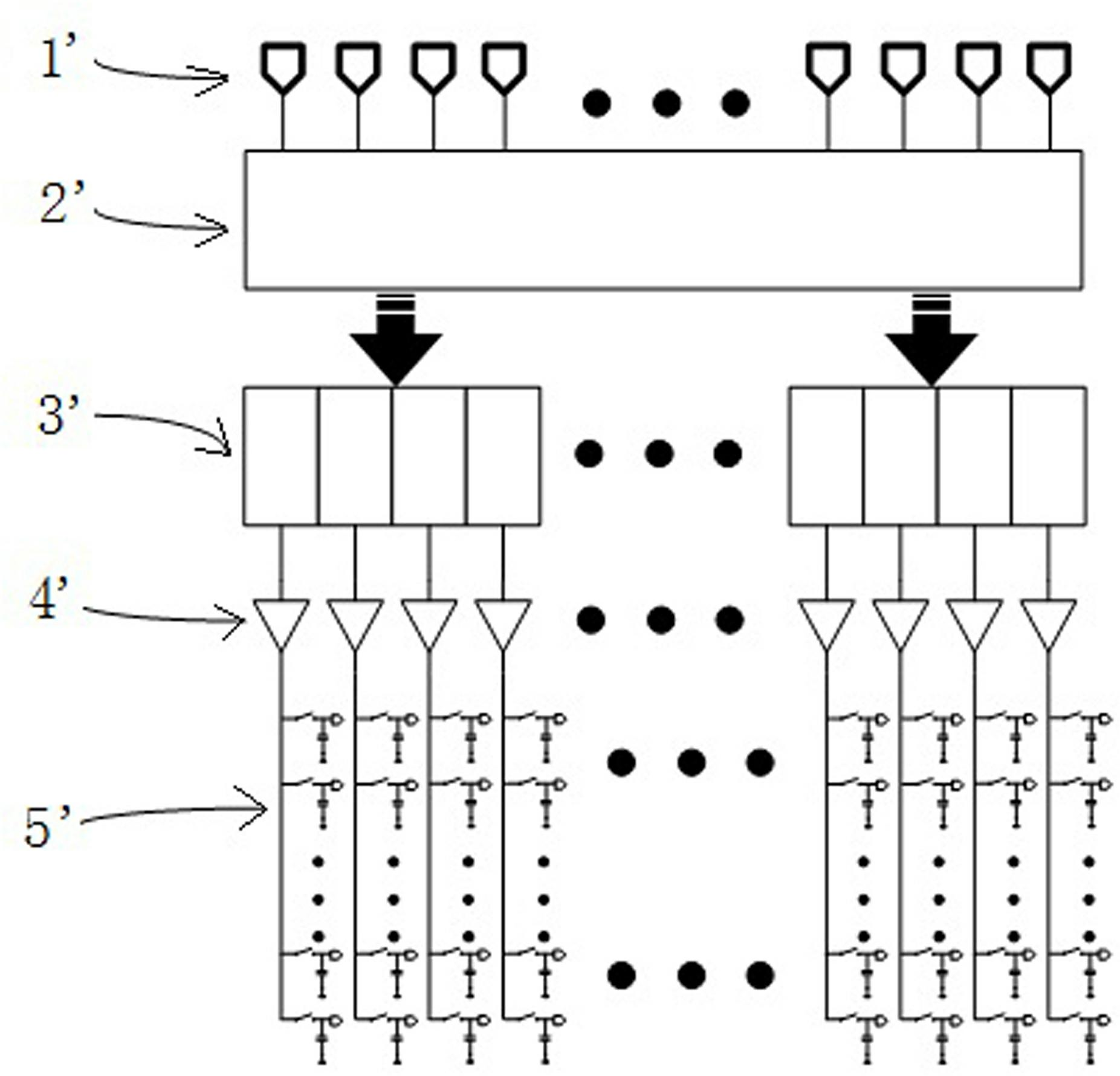 Drive circuit structure of spatial light modulator