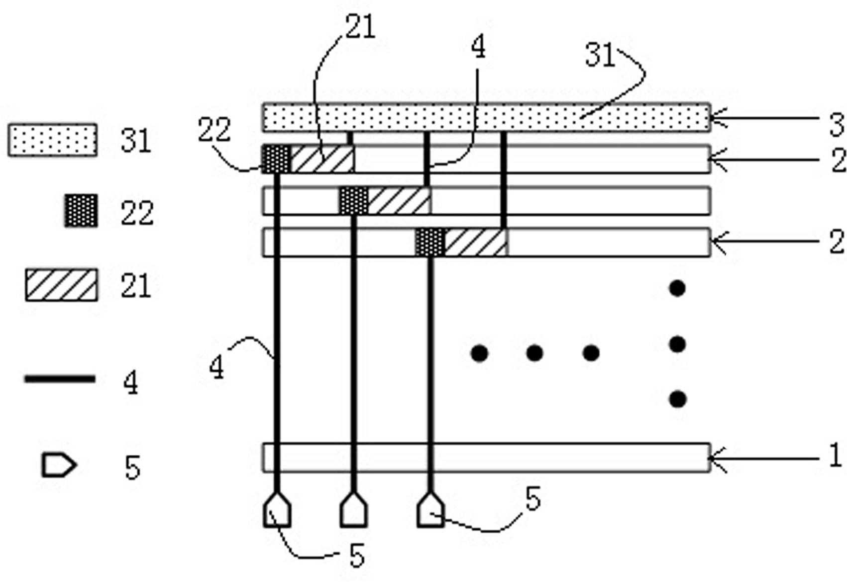 Drive circuit structure of spatial light modulator