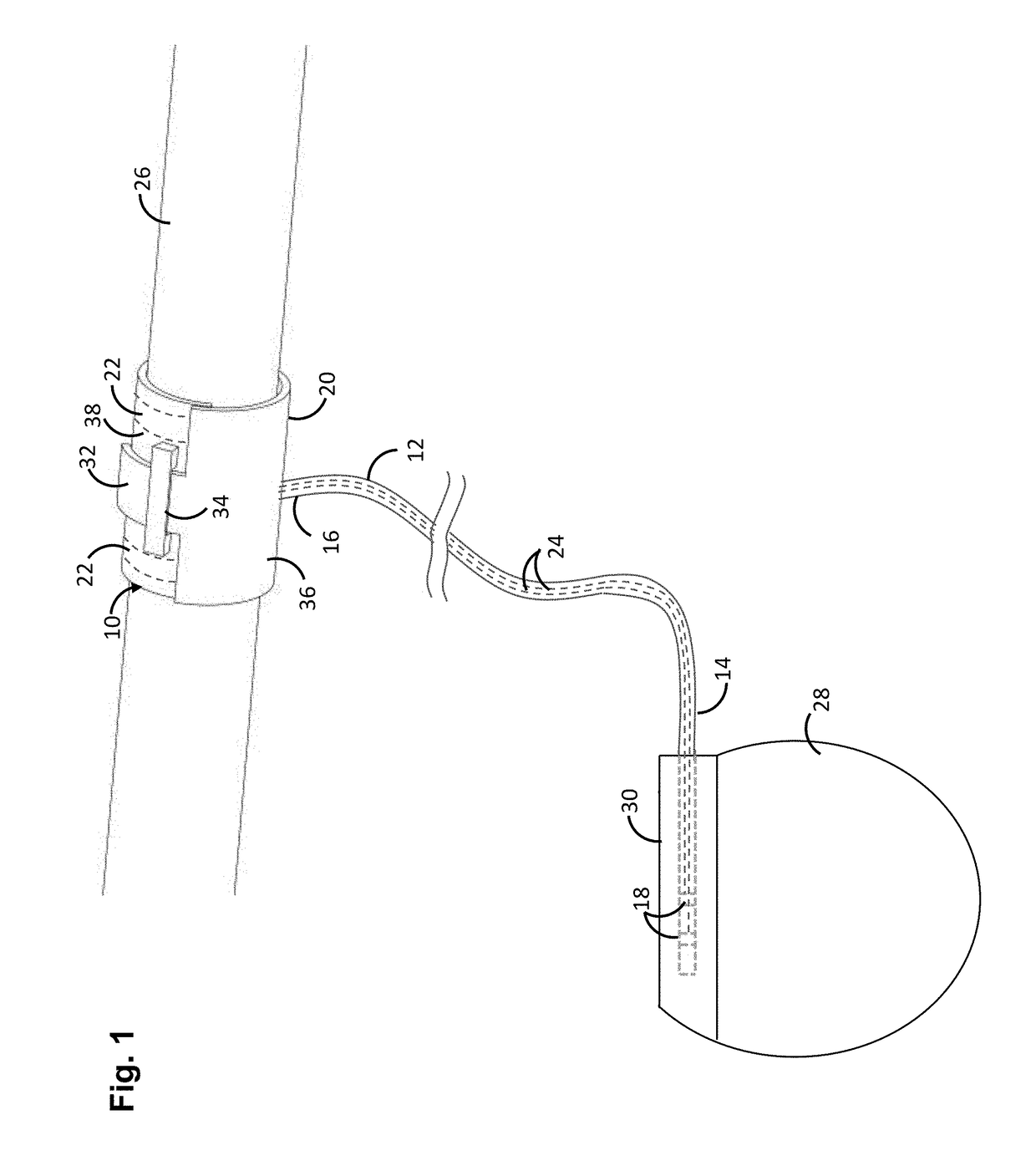 Nerve cuff electrode locking mechanism