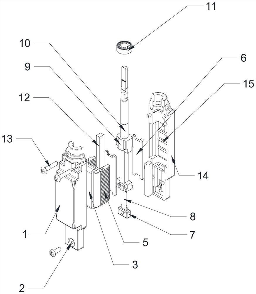 Single-coil toothbrush vibration motor