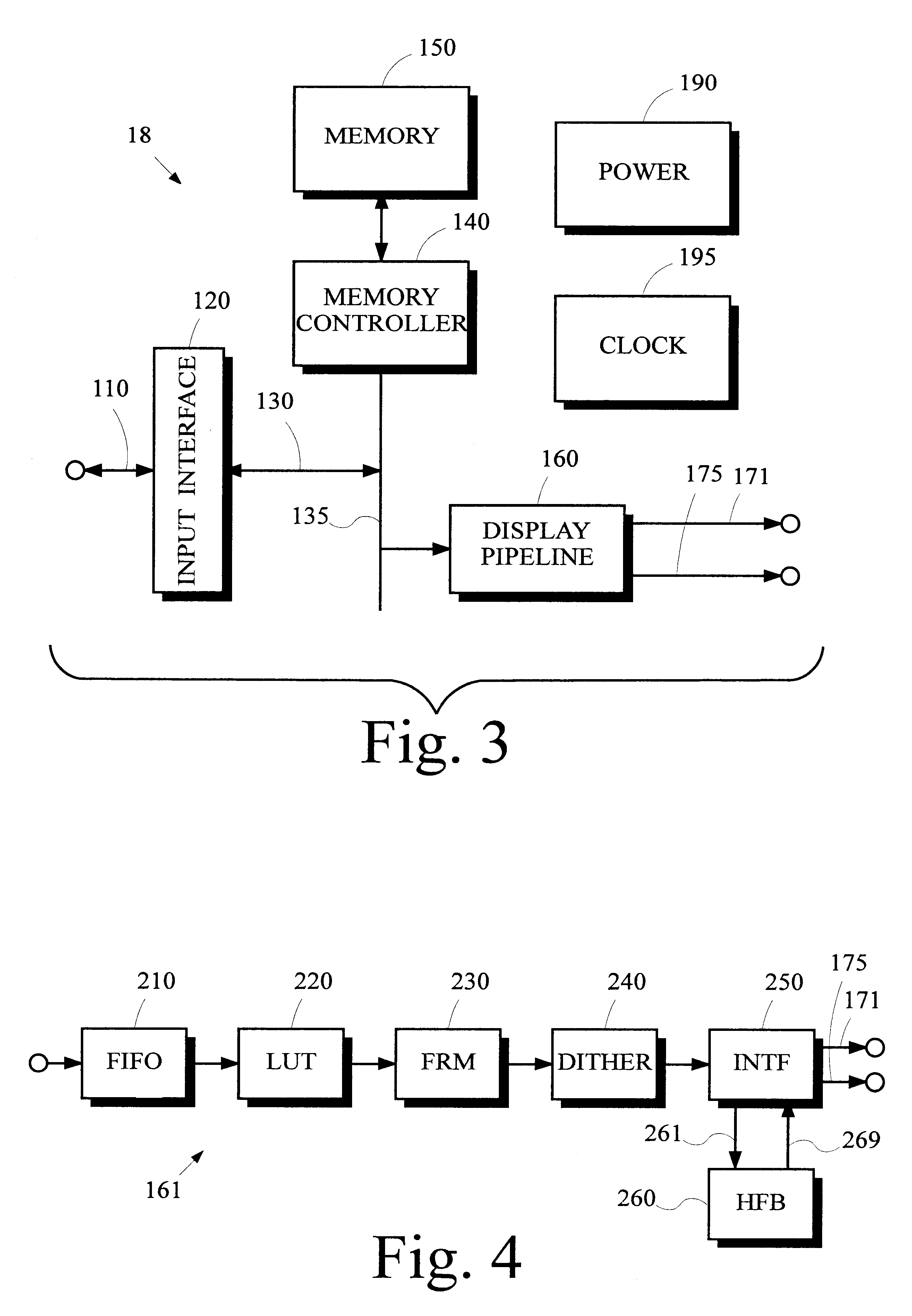 Video display controller with improved half-frame buffer