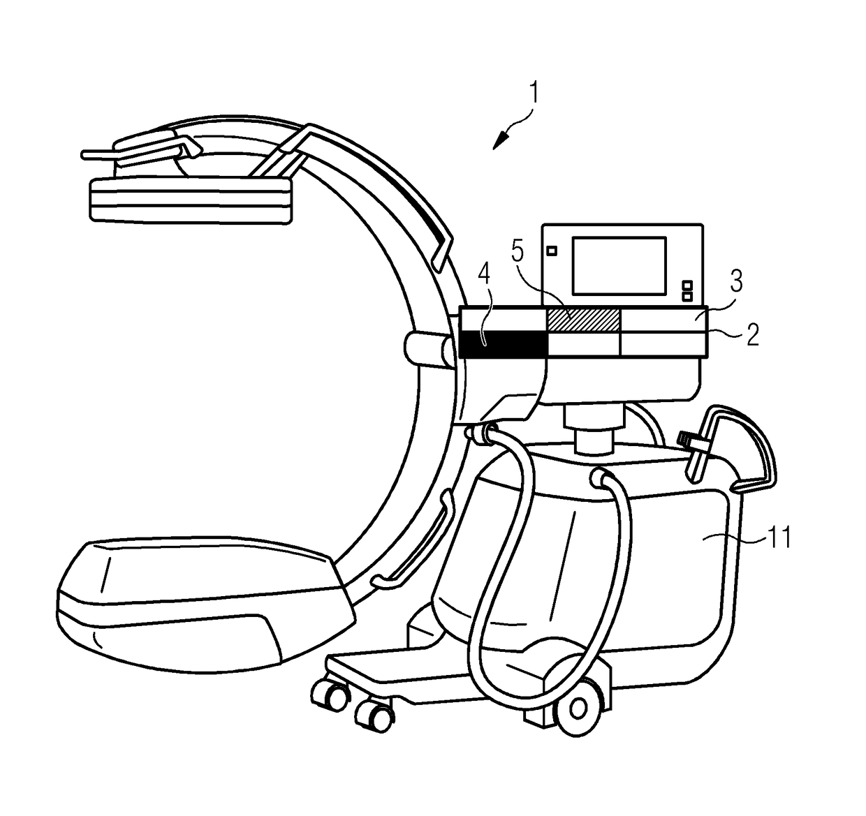 Motorized medical device and method for operating such a device