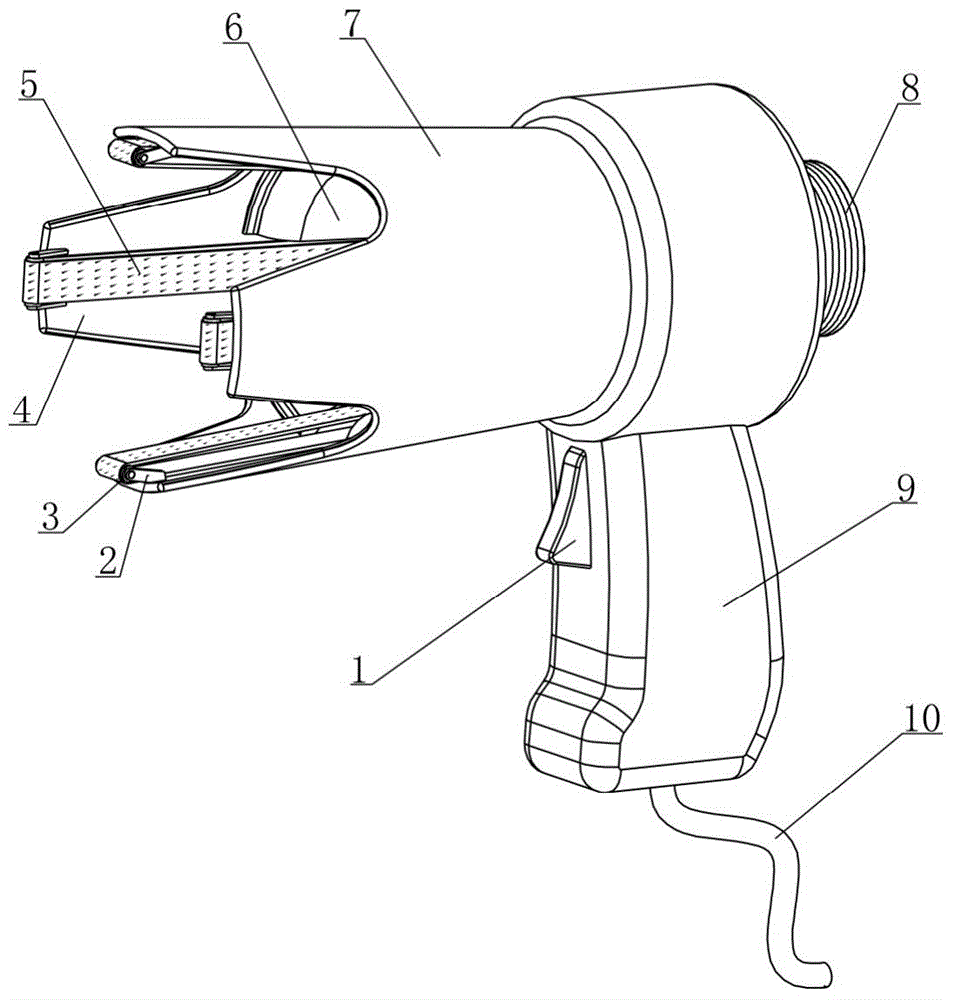 High-efficiency and low-trash content cotton picker