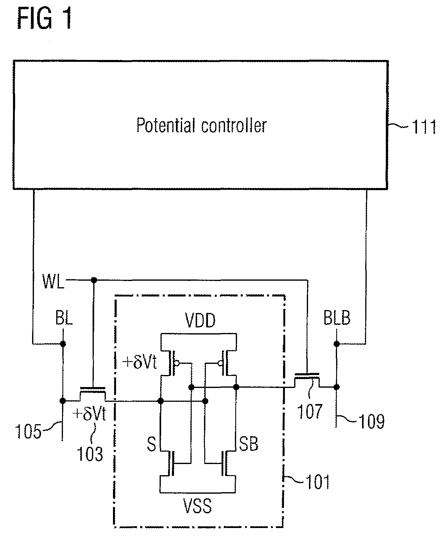 Memory device with improved writing capabilities