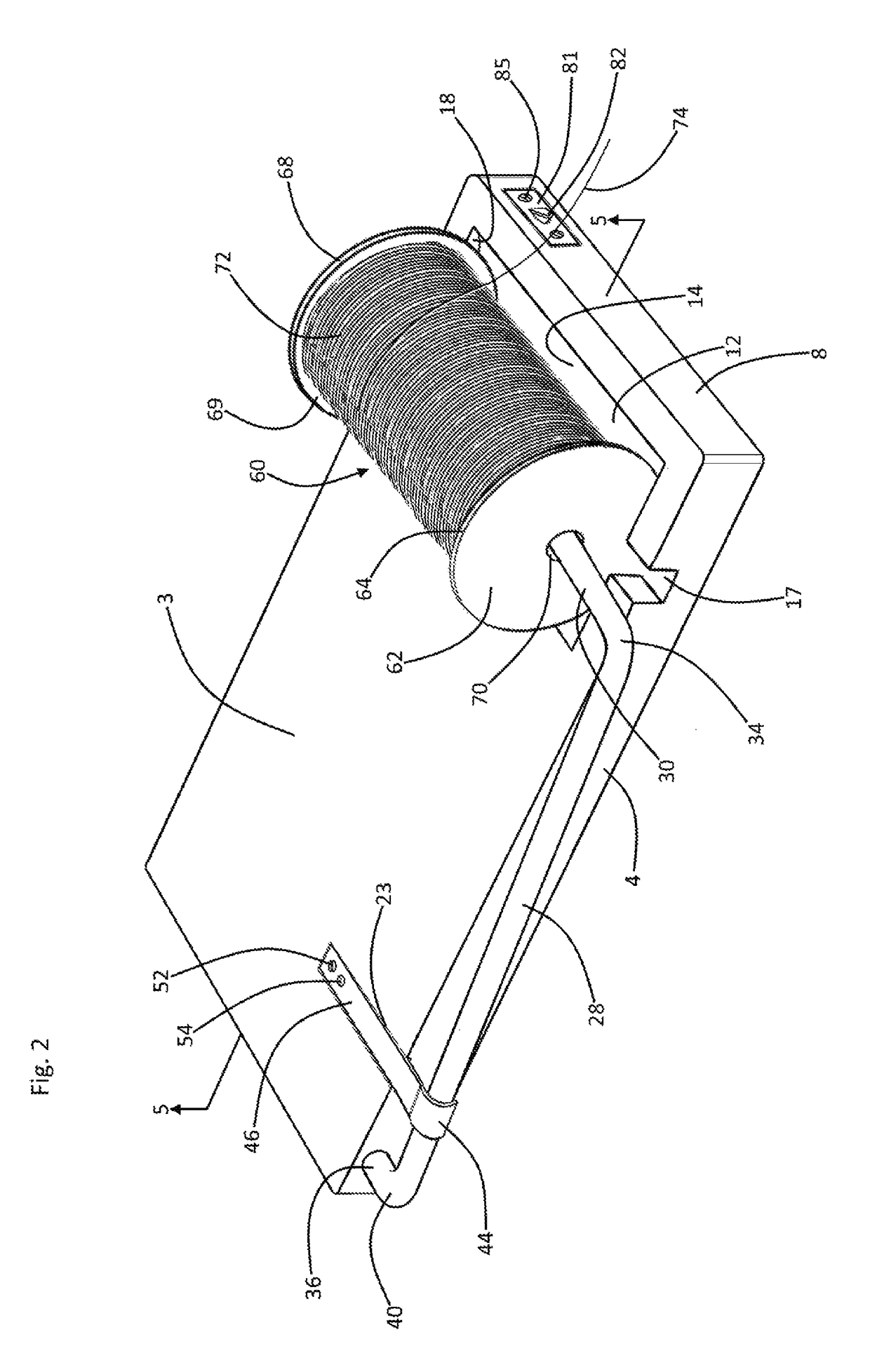 Fishing line dispenser