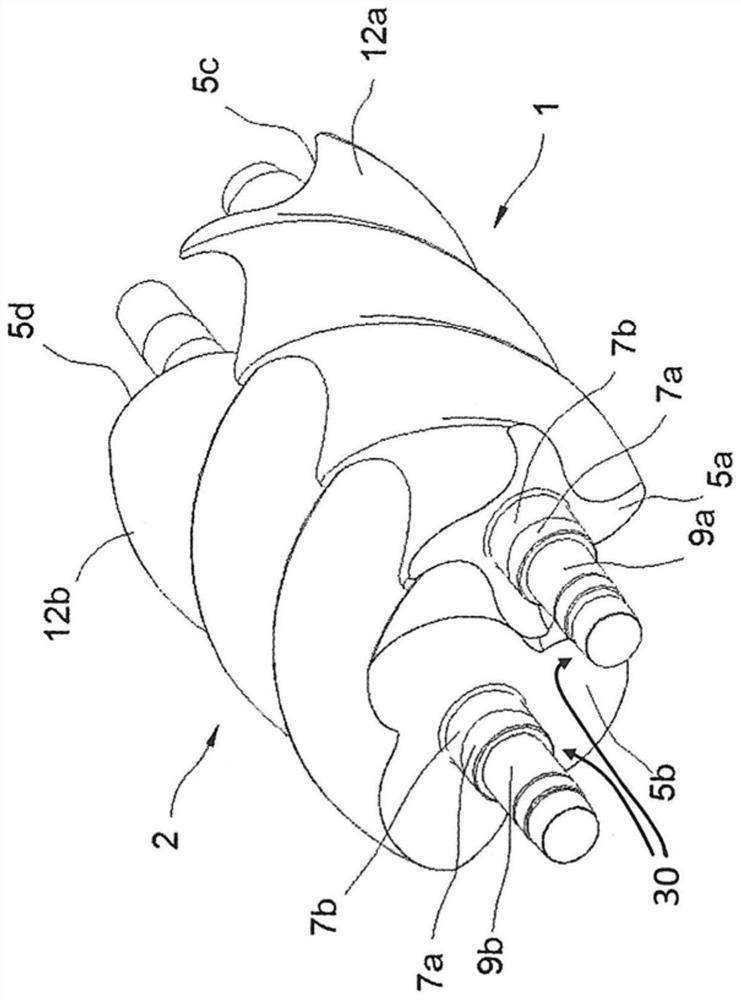 Screw compressor with multi-layer coated rotor screw