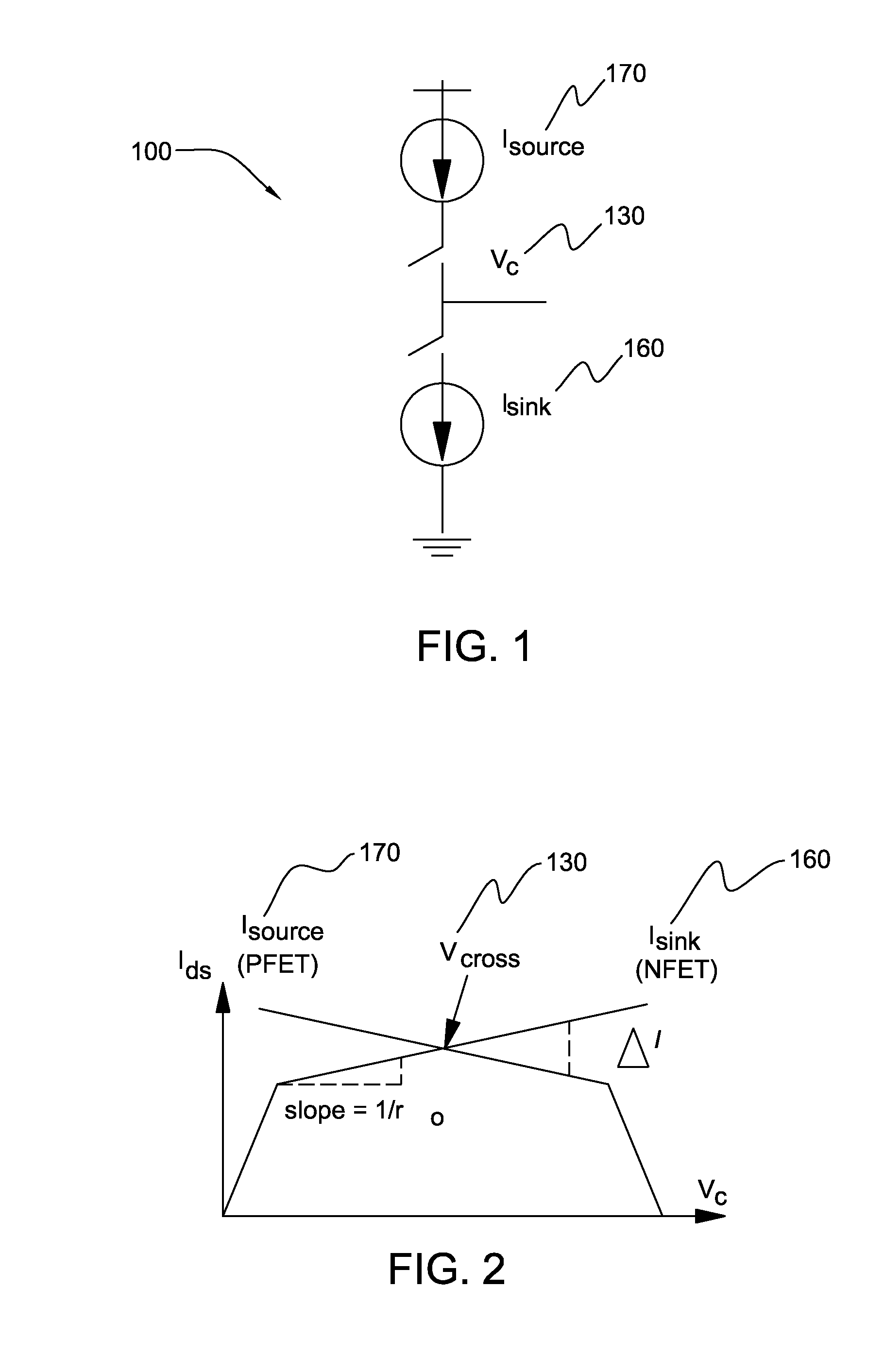 Structure for a high output resistance, wide swing charge pump