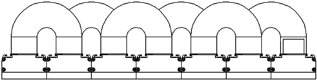 Novel profile combined sponge suction cup