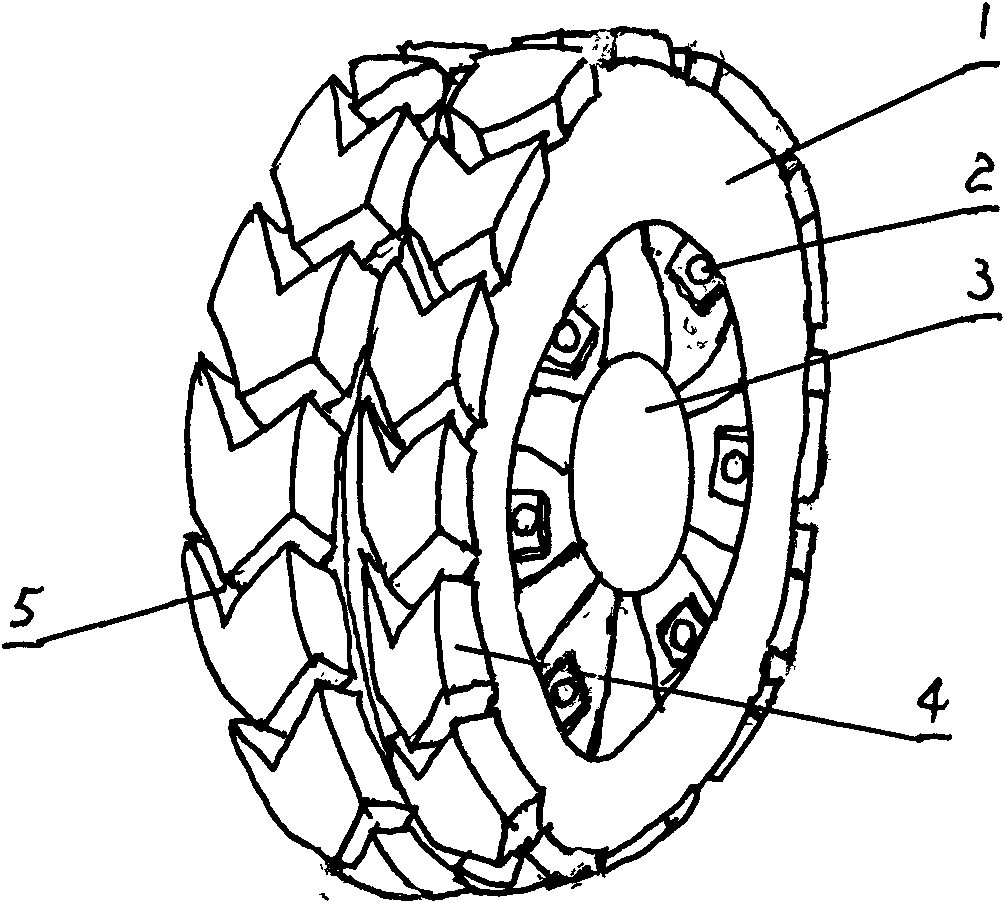 Automobile antiskid wheel sheath