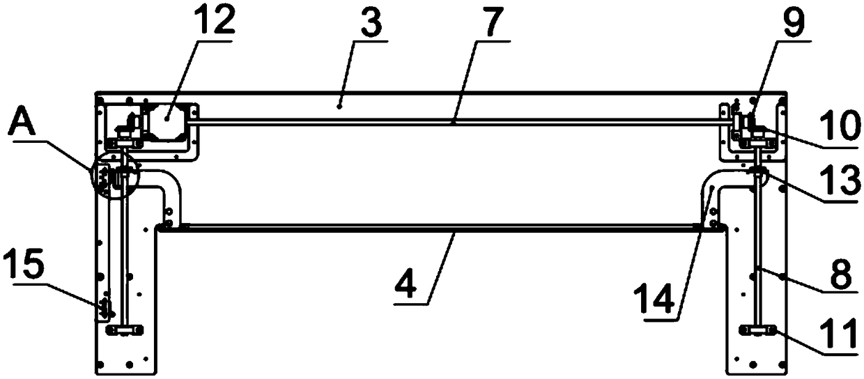 Television cabinet with an opening and closing mechanism capable of concealing a laser television