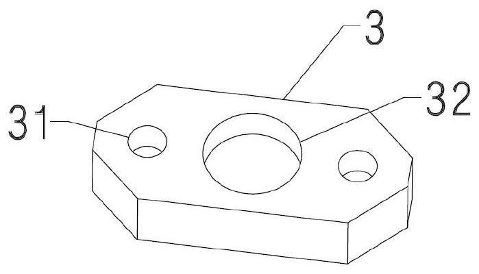 Lifting pin elastic limiting mechanism of slewing mechanism