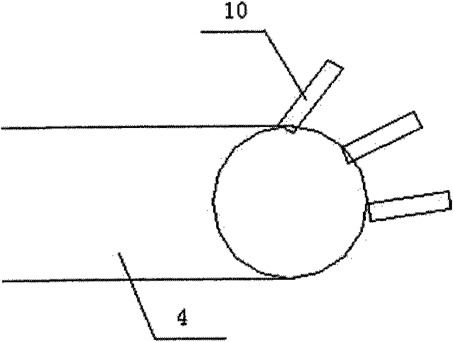 Horizontal dense-phase circulating fluidizing dry-tower desulfurization device