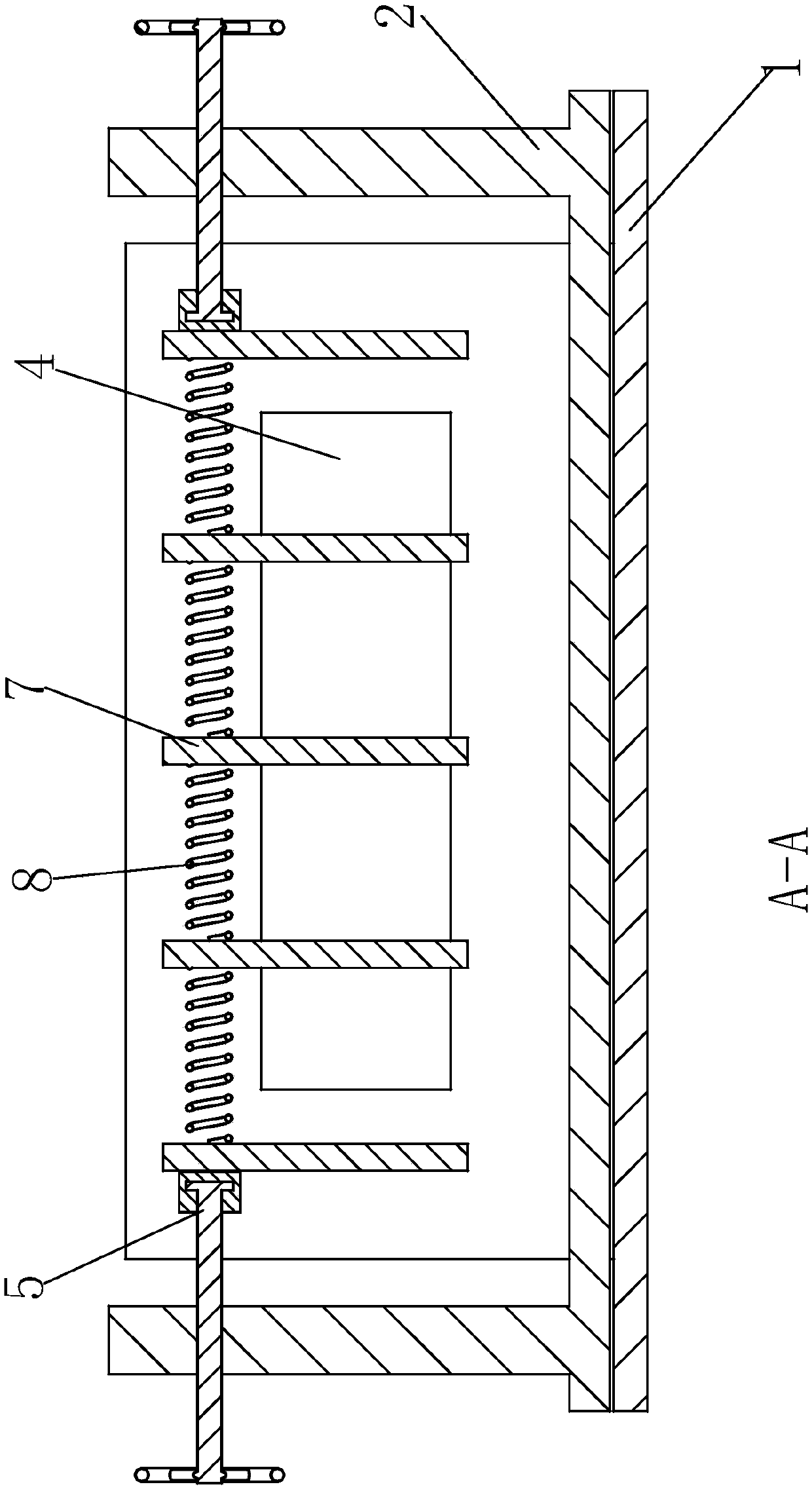 A toothed carding rack for paper strips