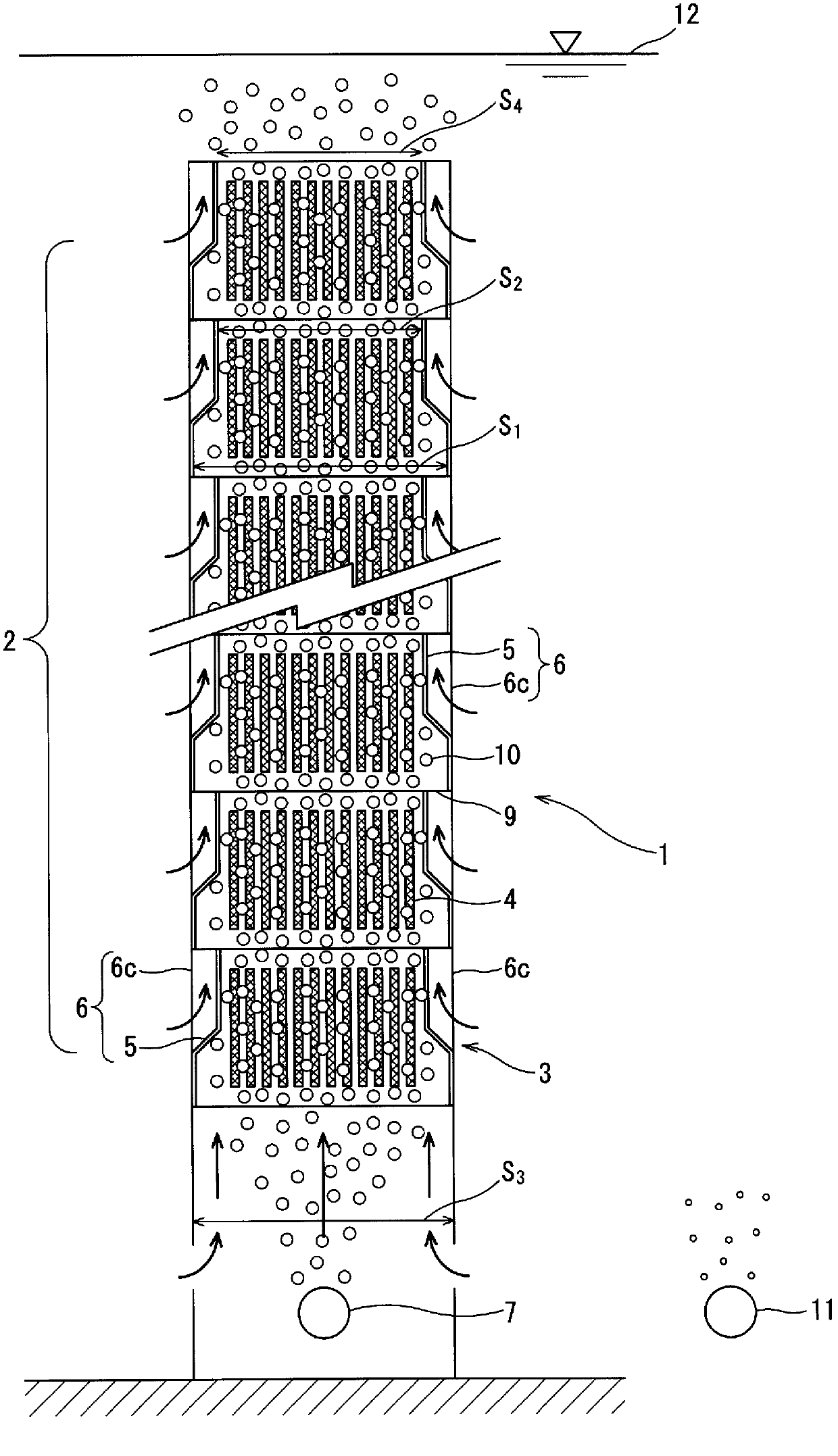 Membrane module, membrane unit, and membrane separation device