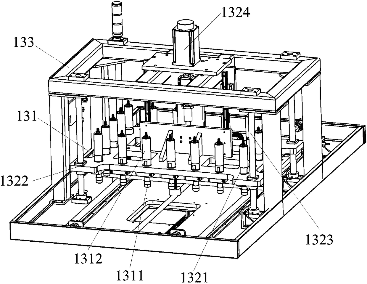 Full-automatic multi-station chamfering machine