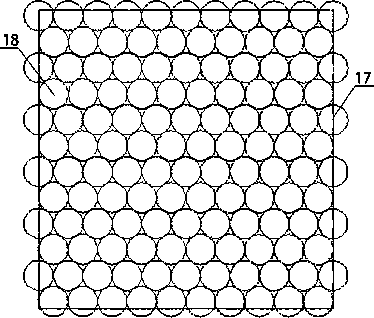 Deep soil stirring process for in-situ remediation of organic pollution and device