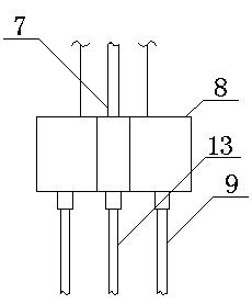 Deep soil stirring process for in-situ remediation of organic pollution and device