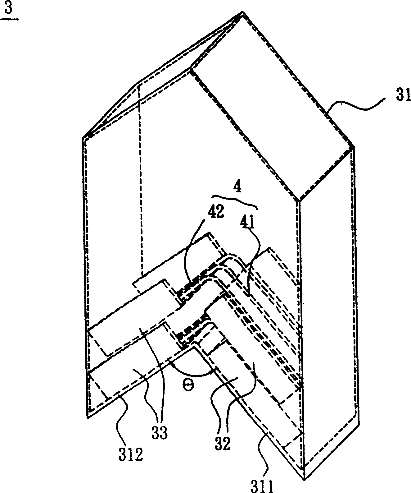 Lamp tube packing set