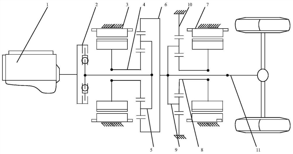 A hybrid electric vehicle and its power output control method and control device