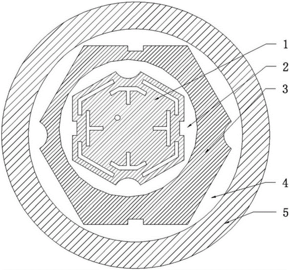 T-shaped/inclined-L-shaped current guide slit dual-frequency broadband dual-circular polarization microstrip laminated antenna