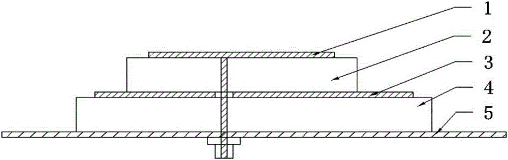 T-shaped/inclined-L-shaped current guide slit dual-frequency broadband dual-circular polarization microstrip laminated antenna