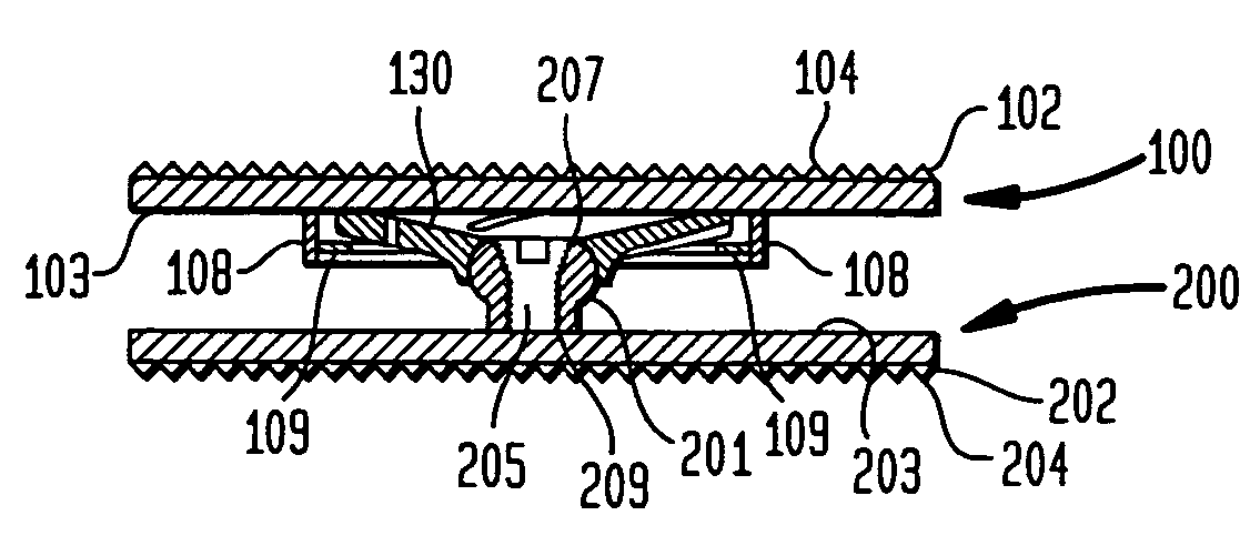 Intervertebral spacer device utilizing a spirally slotted belleville washer having radially extending grooves