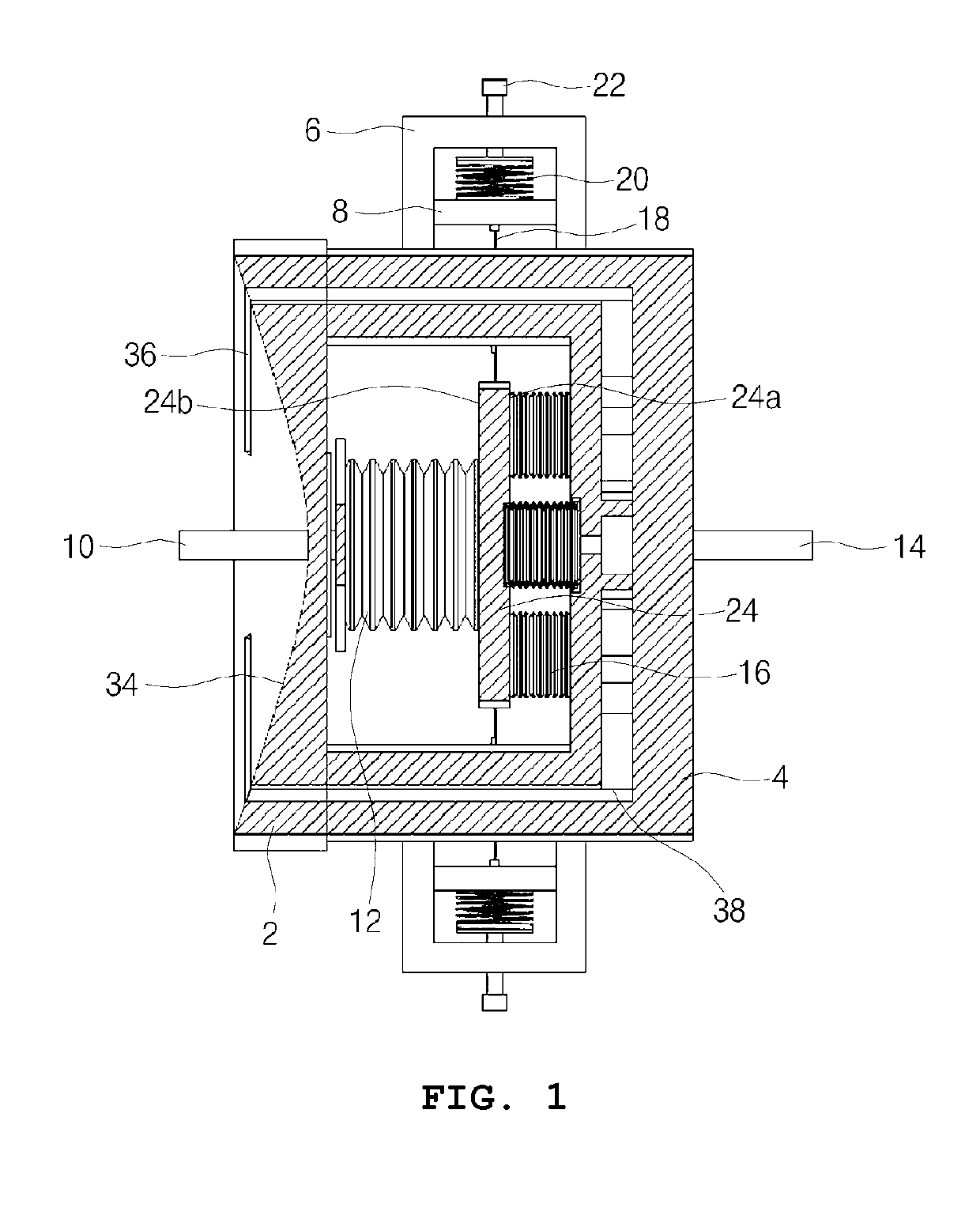 Pressure-compensated load transfer device