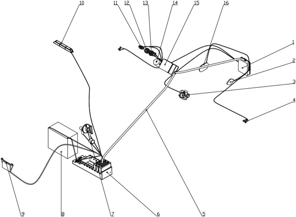 Multi-node vehicle control system for small racing car