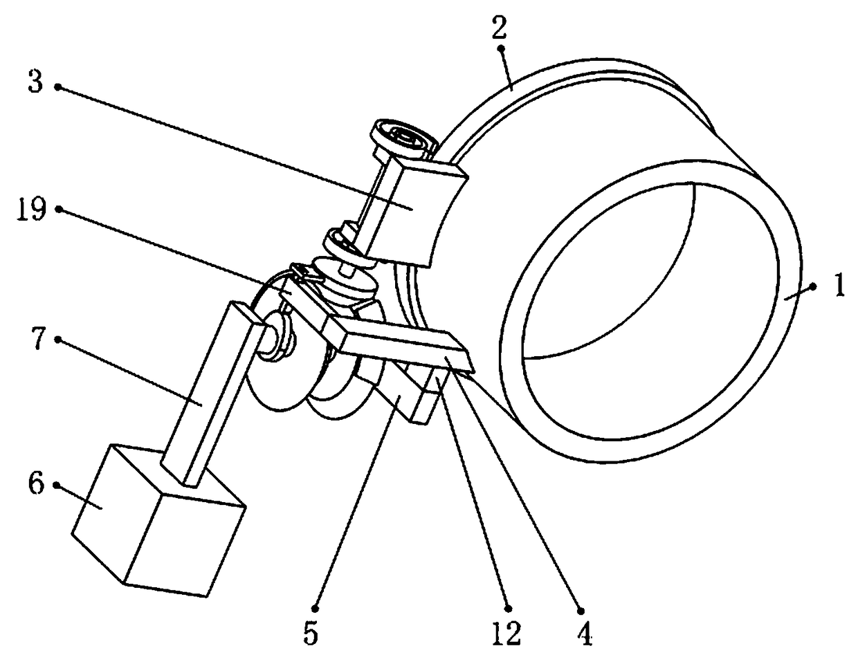 Dustproof cover used for building engineering stirring machine