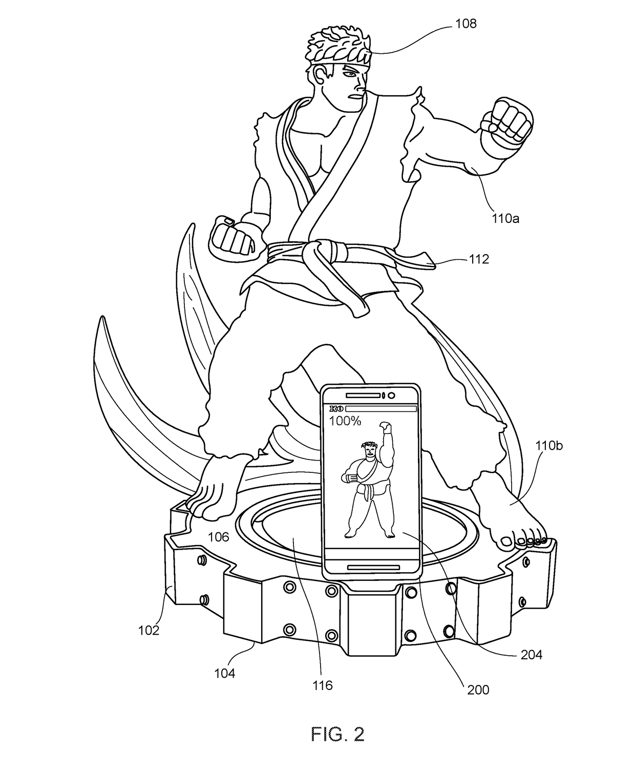 Animated battery charging assembly