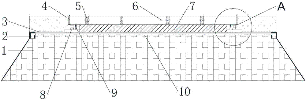 Environment-friendly rebuilding and upgrading construction method for cement concrete pavement