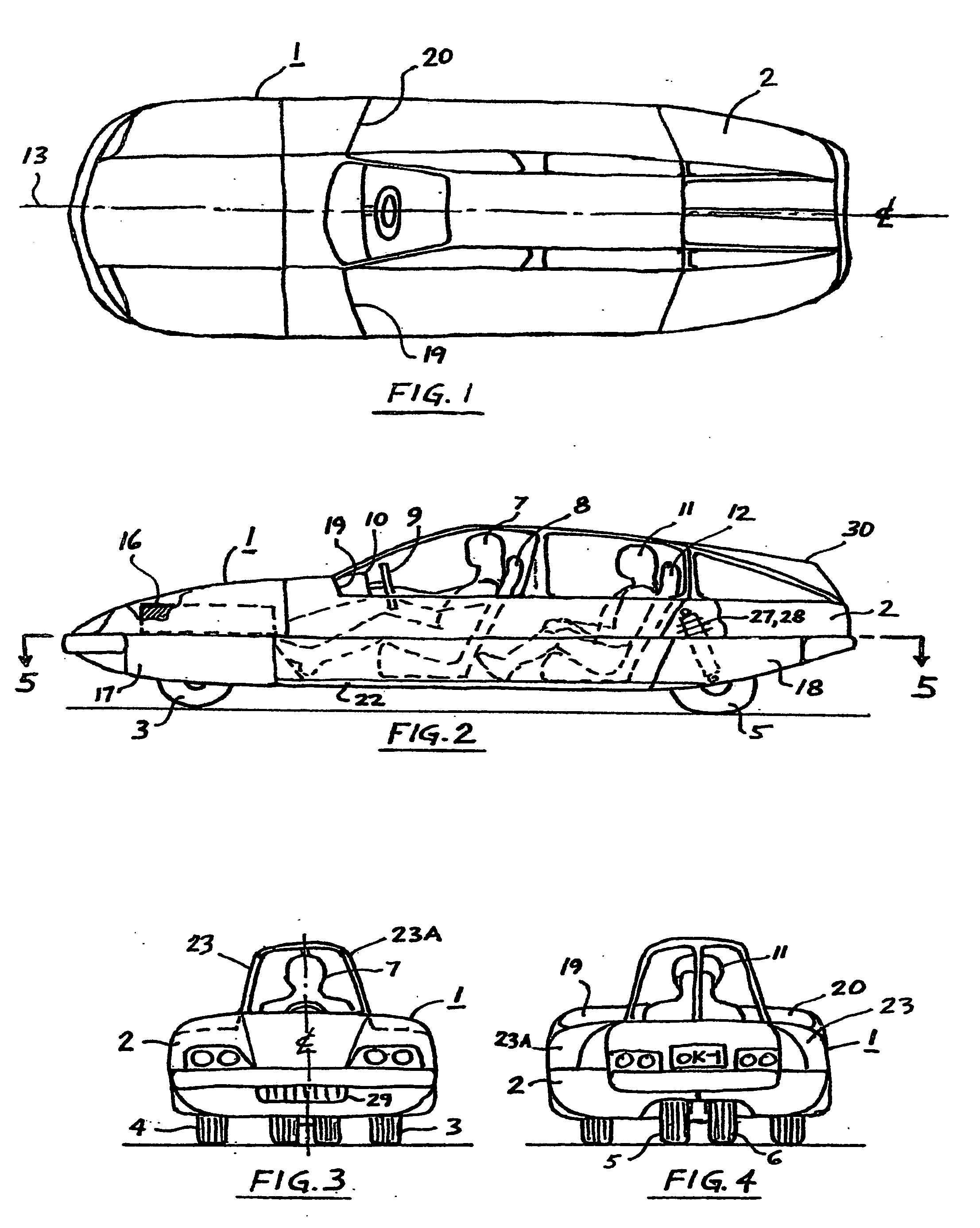 Long range and ultralight vehicle body construction