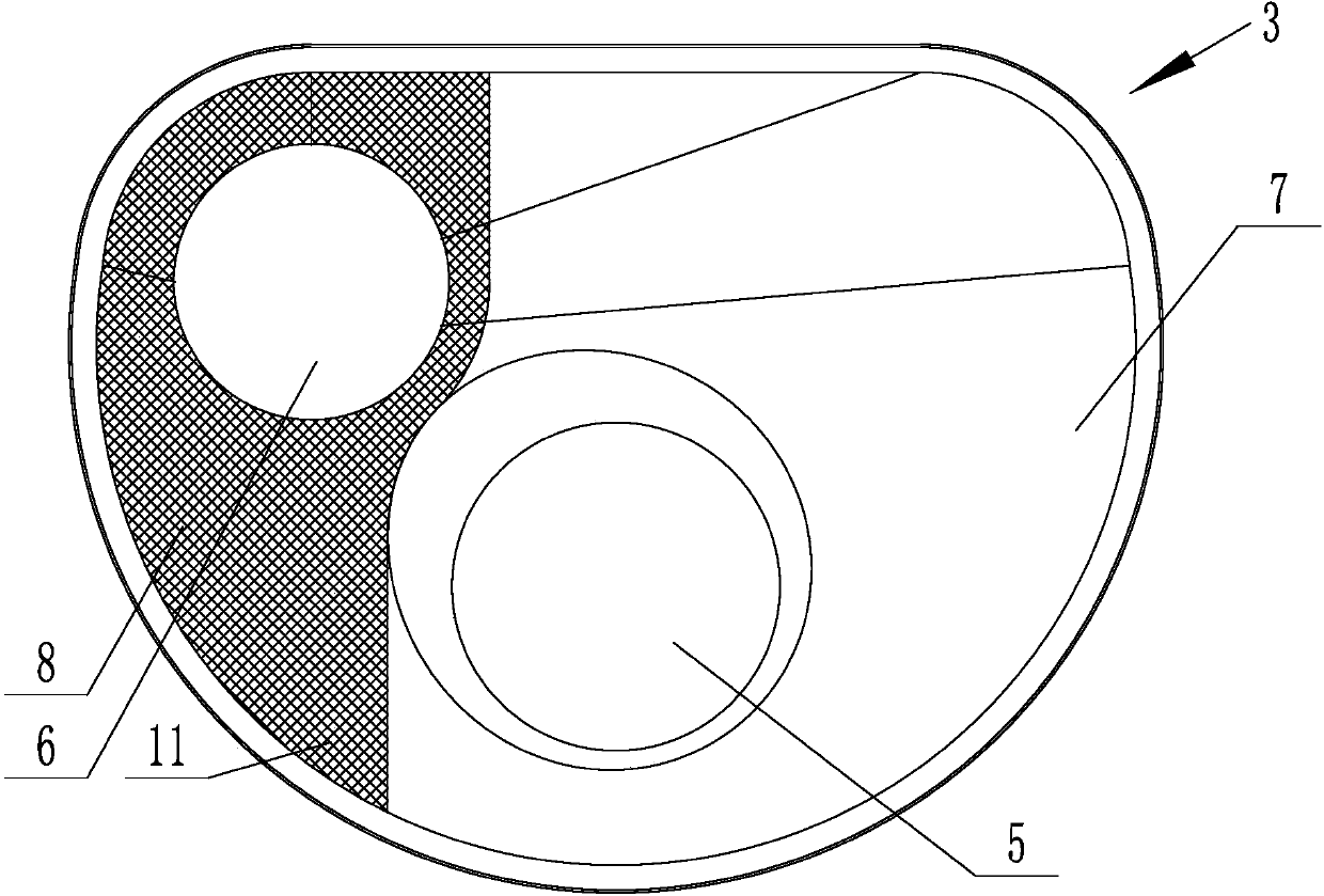 Water guiding plate for cleaning tank