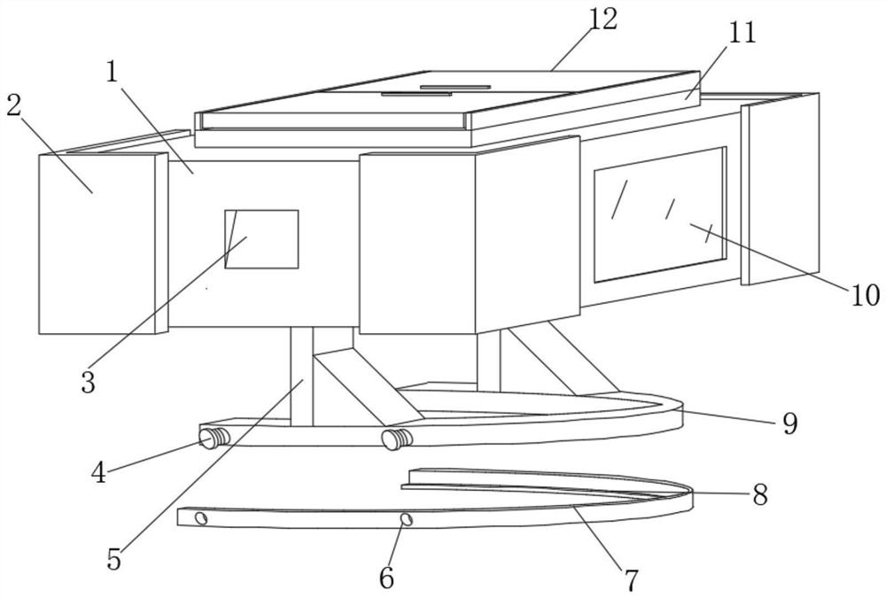 Overwater ship navigation safety early warning device