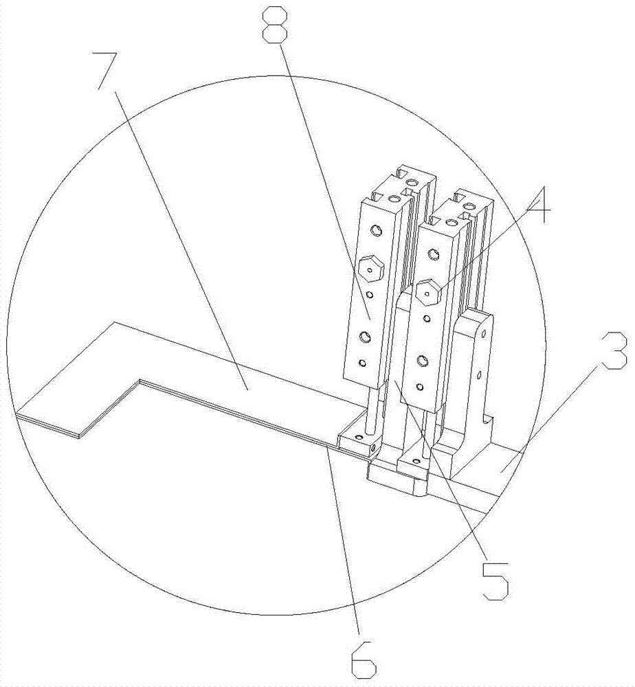 An integrated device for a label feeding machine