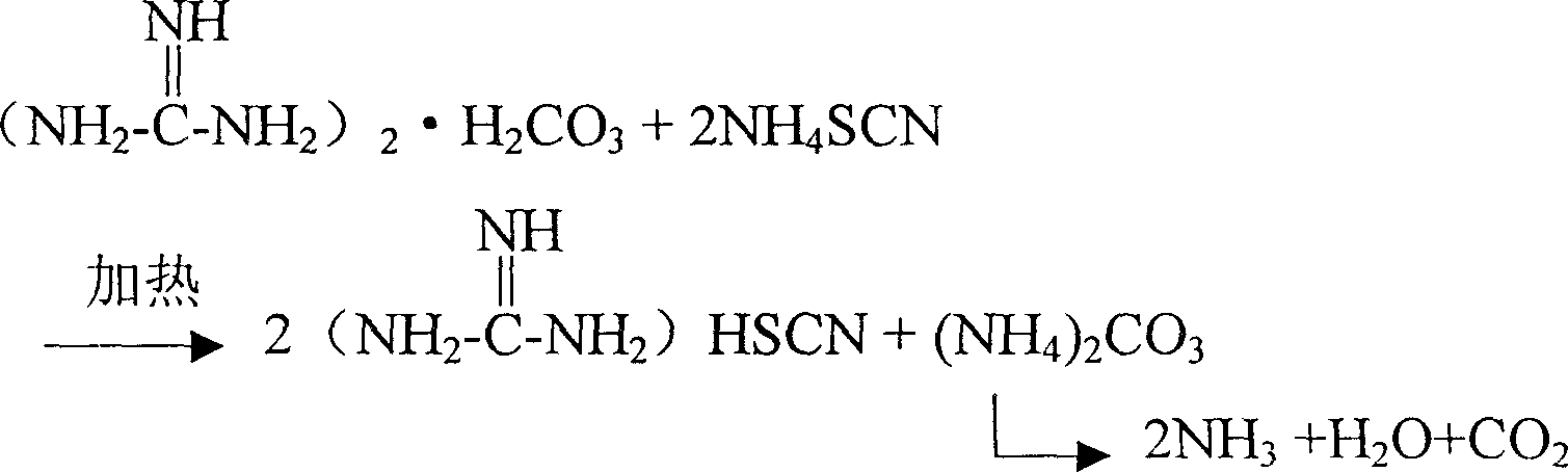 Prepn of guanidyl thiocyanate