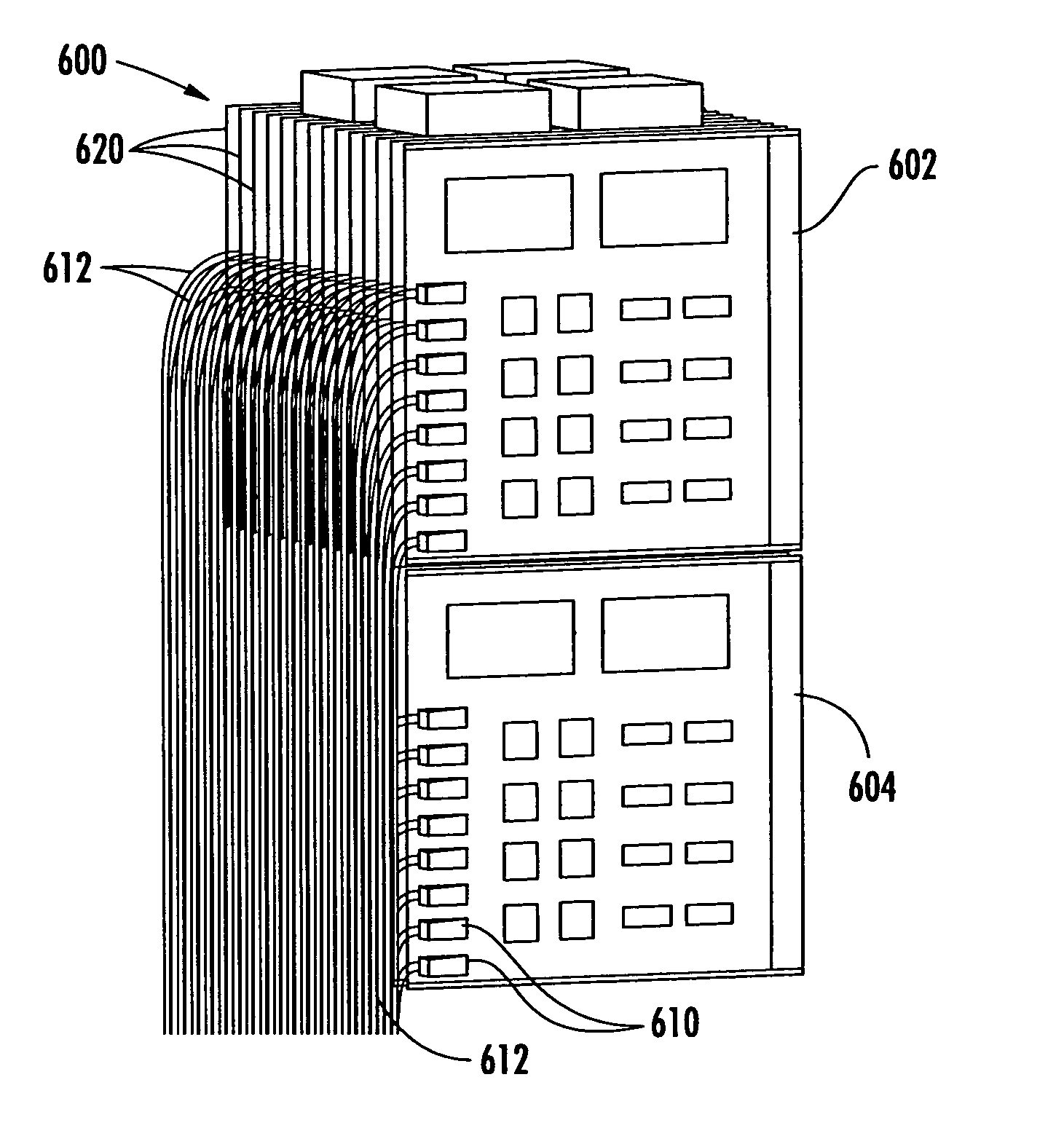 Apparatus and methods for using fiber optic arrays in optical communication systems