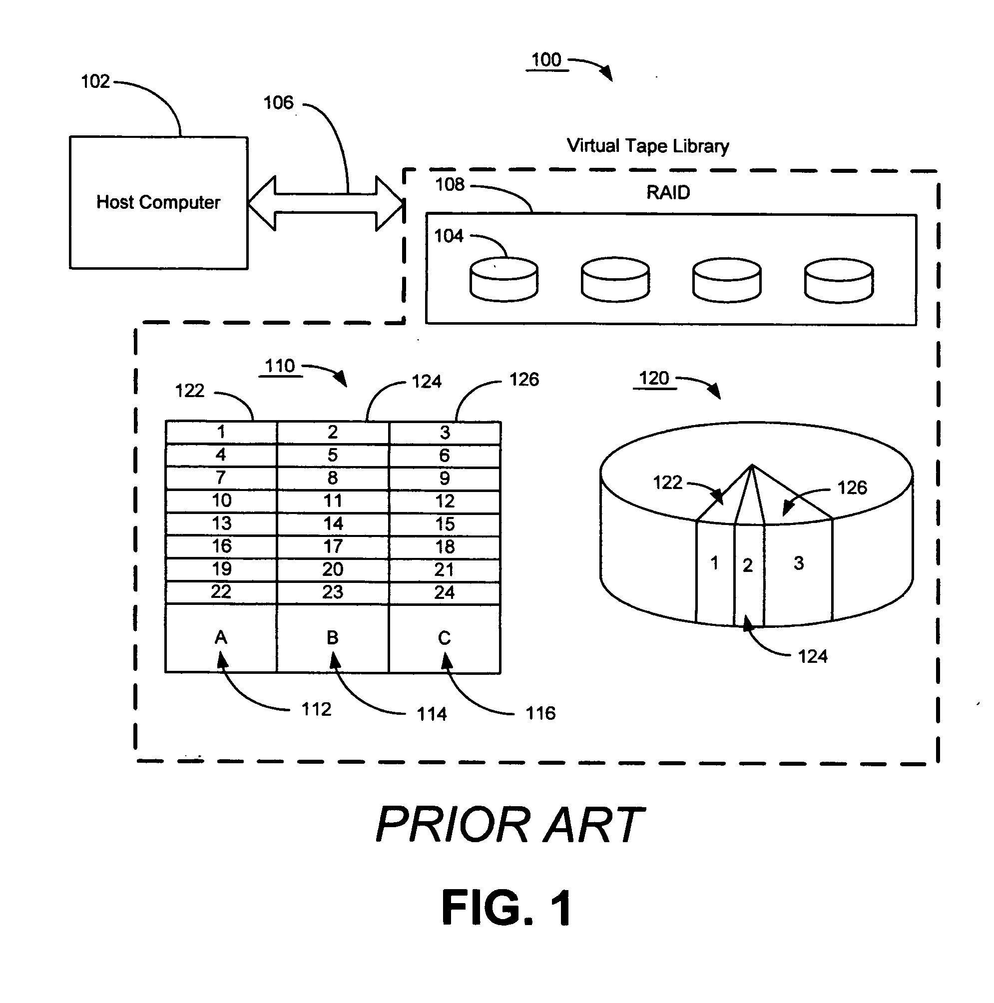 Variable media tape-based storage system