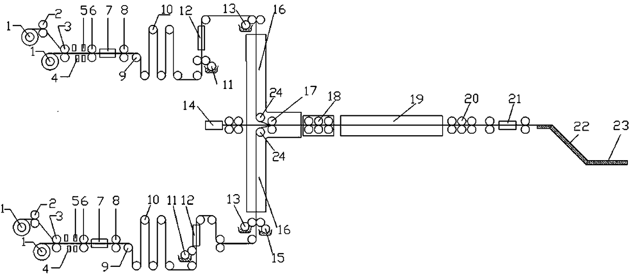 Production process of metal-based composite plate