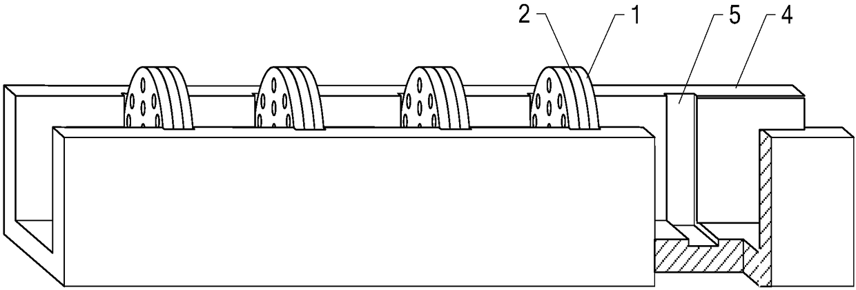 Si-microchannel plate base integral oxidation anti-deformation constraint device