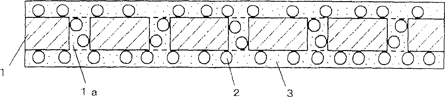 Electronic component separator and method for producing the same